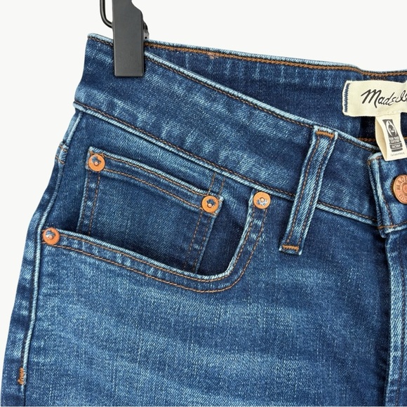 NWT Madewell The Petite Curvy Mid-Rise Perfect Vintage Jean in Kenmere | Sz 27P - Picture 9 of 14